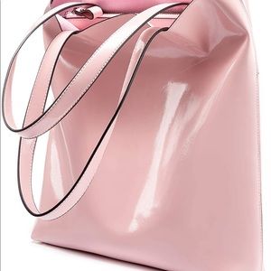 Vegan Leather Bag. Light pink.